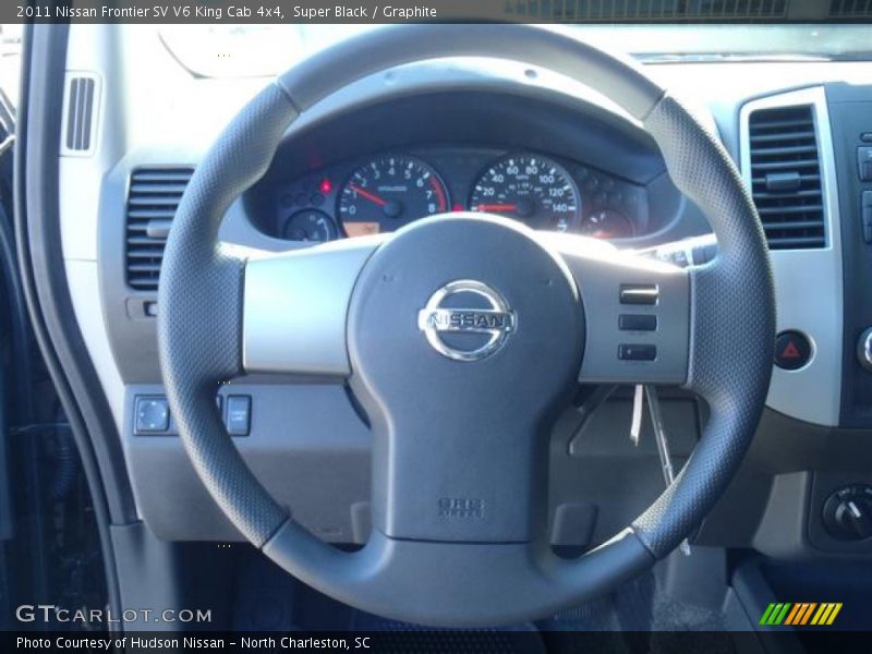 Super Black / Graphite 2011 Nissan Frontier SV V6 King Cab 4x4