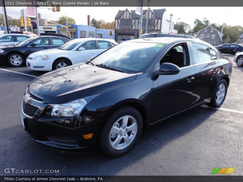 Black Granite Metallic / Jet Black 2012 Chevrolet Cruze LT