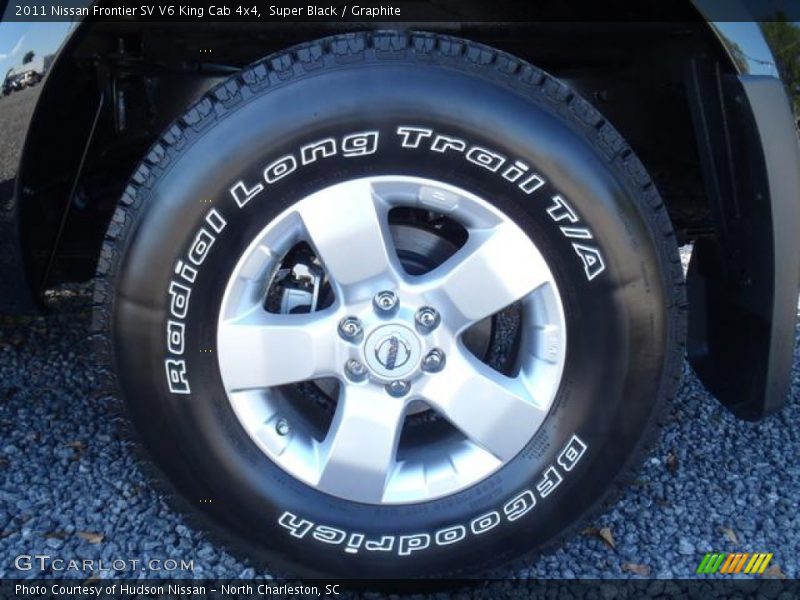 Super Black / Graphite 2011 Nissan Frontier SV V6 King Cab 4x4