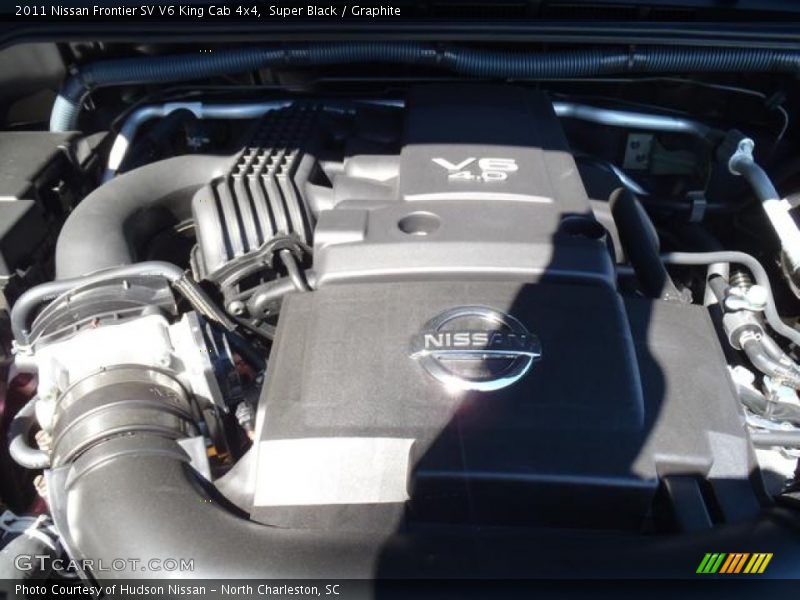 Super Black / Graphite 2011 Nissan Frontier SV V6 King Cab 4x4