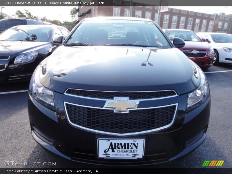 Black Granite Metallic / Jet Black 2012 Chevrolet Cruze LT