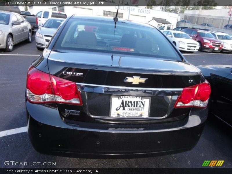Black Granite Metallic / Jet Black 2012 Chevrolet Cruze LT
