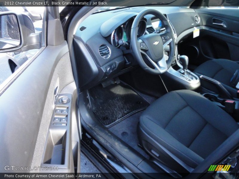 Black Granite Metallic / Jet Black 2012 Chevrolet Cruze LT