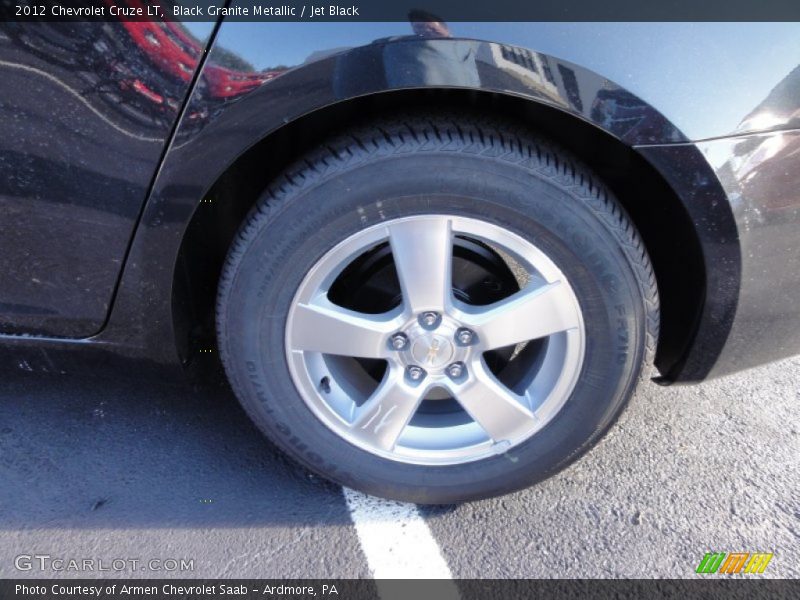 Black Granite Metallic / Jet Black 2012 Chevrolet Cruze LT