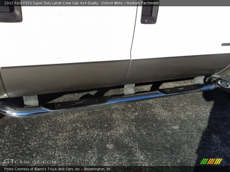 Oxford White / Medium Parchment 2002 Ford F350 Super Duty Lariat Crew Cab 4x4 Dually