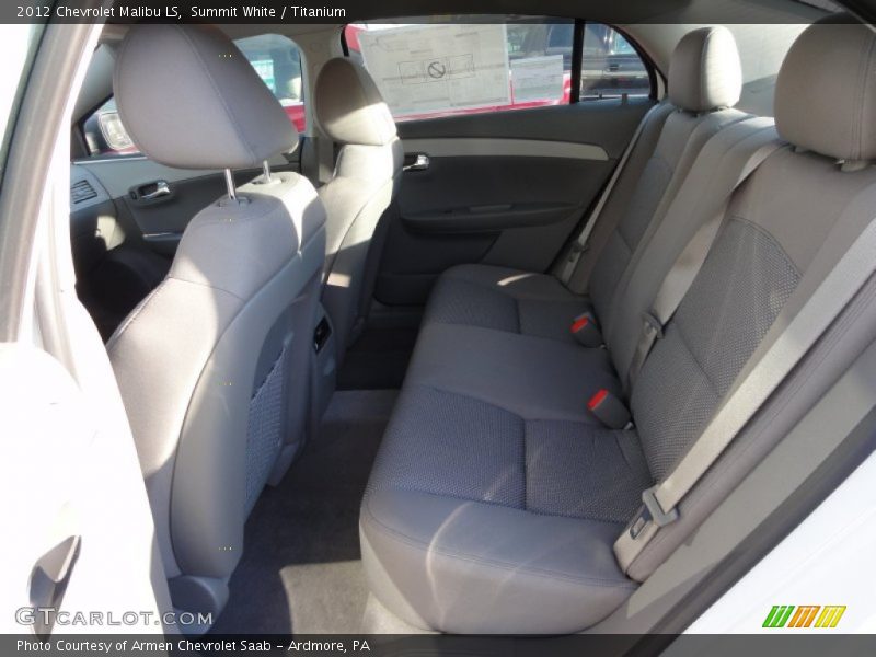 Summit White / Titanium 2012 Chevrolet Malibu LS