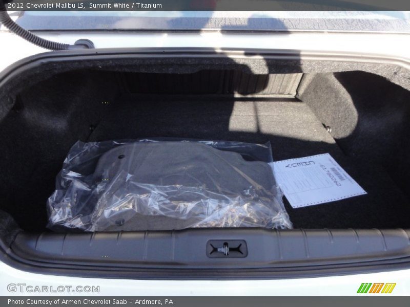 Summit White / Titanium 2012 Chevrolet Malibu LS