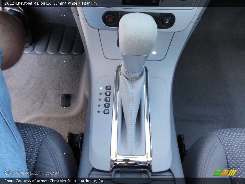 Summit White / Titanium 2012 Chevrolet Malibu LS
