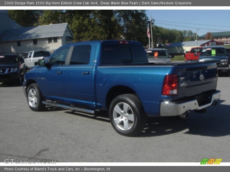 Deep Water Blue Pearl / Dark Slate/Medium Graystone 2009 Dodge Ram 1500 Big Horn Edition Crew Cab 4x4