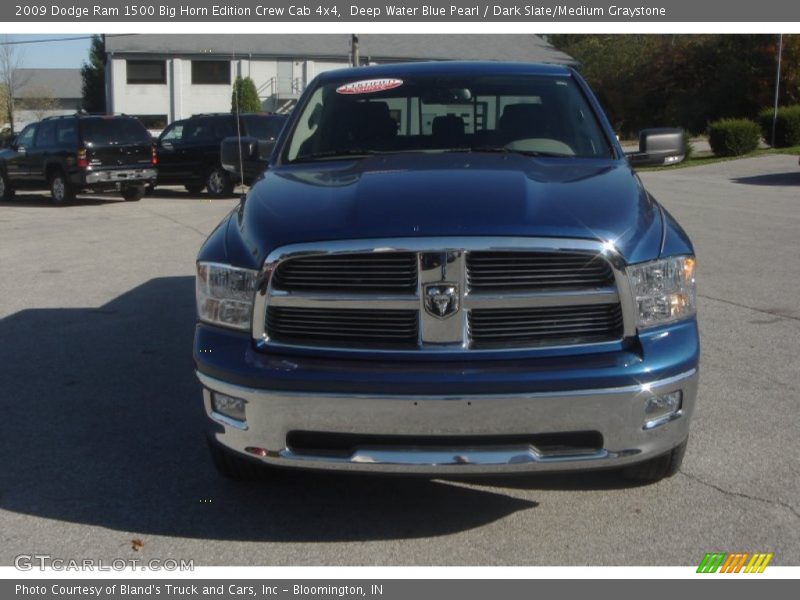 Deep Water Blue Pearl / Dark Slate/Medium Graystone 2009 Dodge Ram 1500 Big Horn Edition Crew Cab 4x4