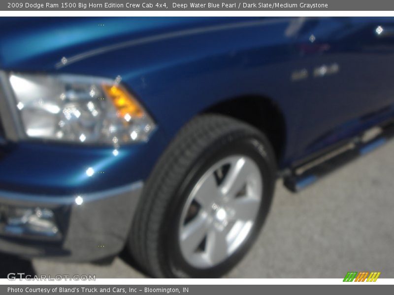 Deep Water Blue Pearl / Dark Slate/Medium Graystone 2009 Dodge Ram 1500 Big Horn Edition Crew Cab 4x4