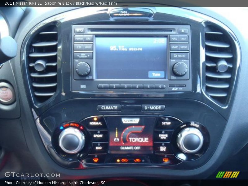 Sapphire Black / Black/Red w/Red Trim 2011 Nissan Juke SL