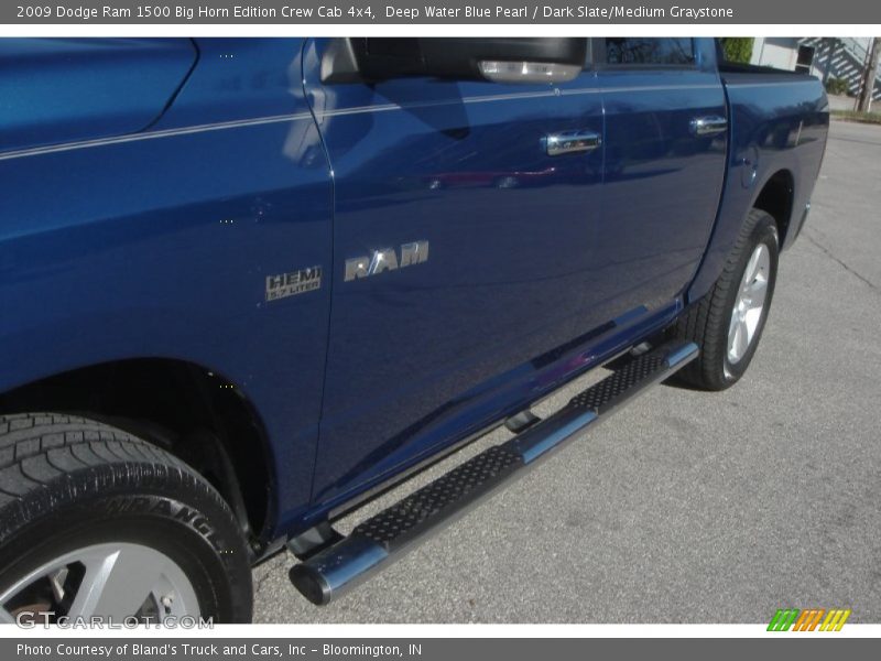 Deep Water Blue Pearl / Dark Slate/Medium Graystone 2009 Dodge Ram 1500 Big Horn Edition Crew Cab 4x4