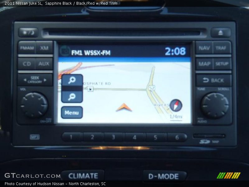 Sapphire Black / Black/Red w/Red Trim 2011 Nissan Juke SL