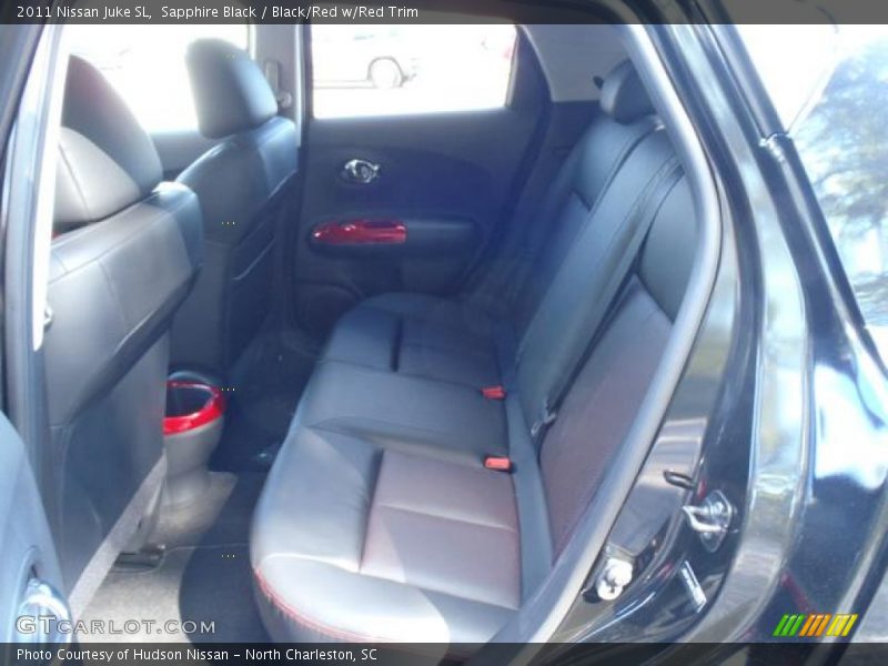 Sapphire Black / Black/Red w/Red Trim 2011 Nissan Juke SL
