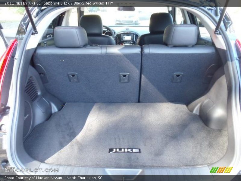 Sapphire Black / Black/Red w/Red Trim 2011 Nissan Juke SL