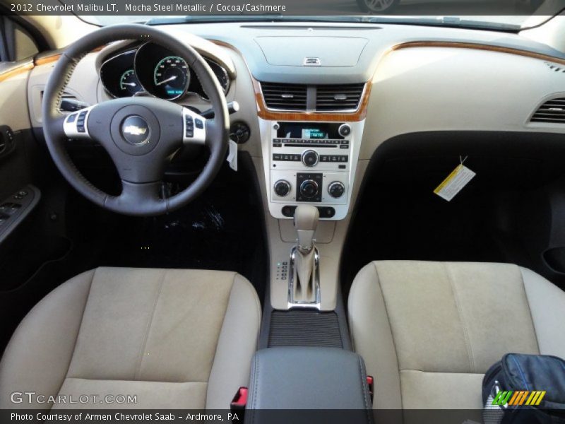 Dashboard of 2012 Malibu LT