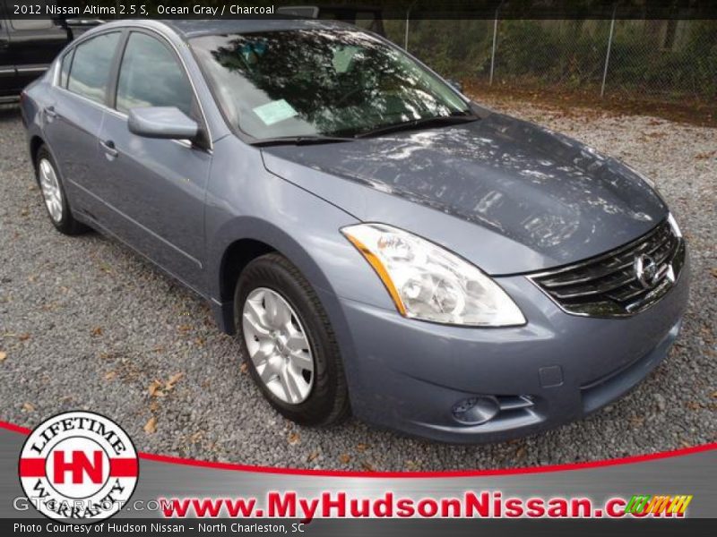 Ocean Gray / Charcoal 2012 Nissan Altima 2.5 S
