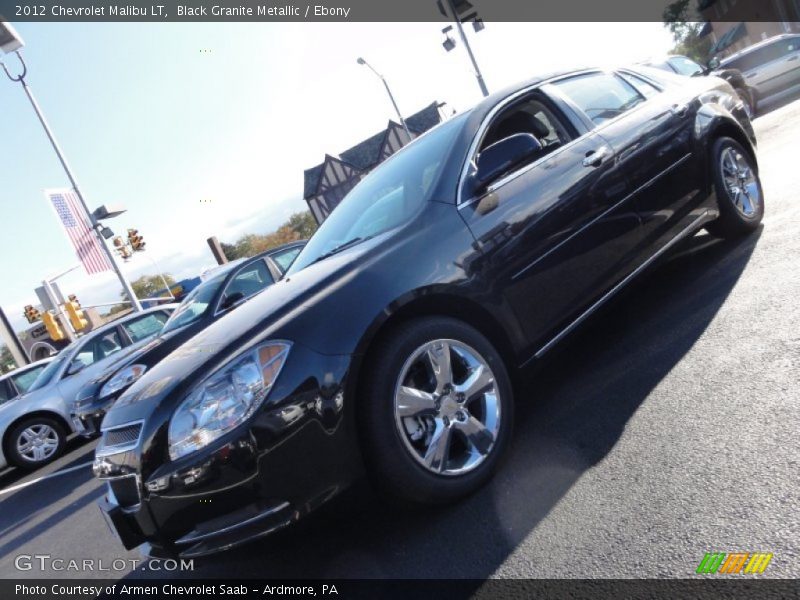 Black Granite Metallic / Ebony 2012 Chevrolet Malibu LT
