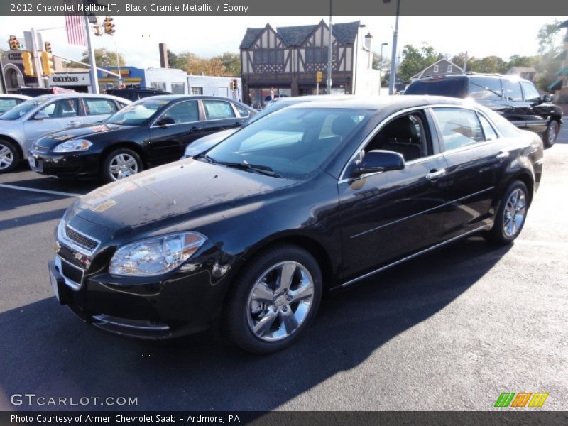 Black Granite Metallic / Ebony 2012 Chevrolet Malibu LT