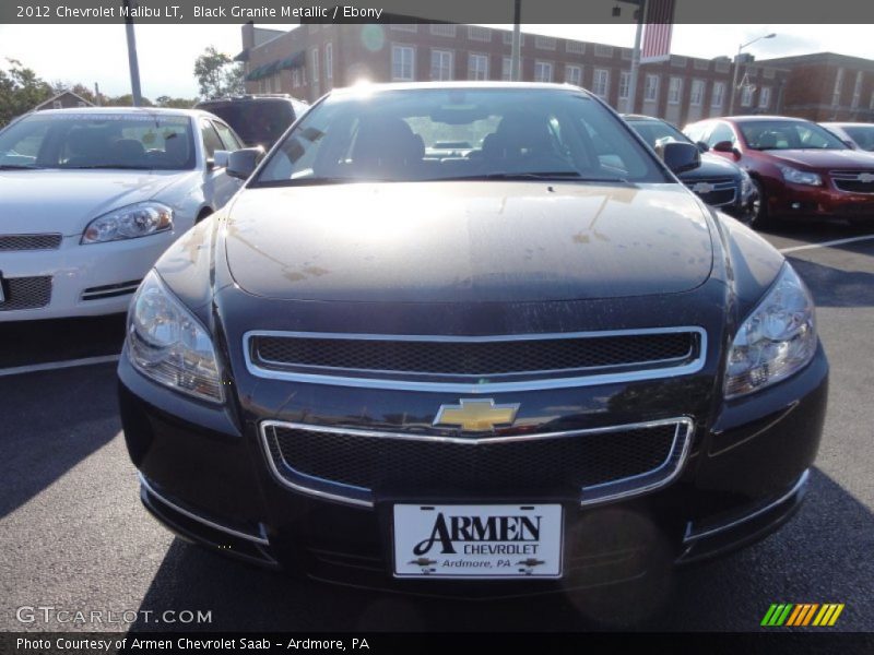 Black Granite Metallic / Ebony 2012 Chevrolet Malibu LT