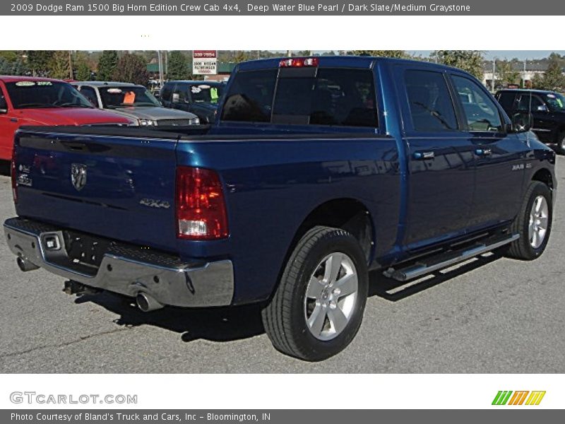 Deep Water Blue Pearl / Dark Slate/Medium Graystone 2009 Dodge Ram 1500 Big Horn Edition Crew Cab 4x4