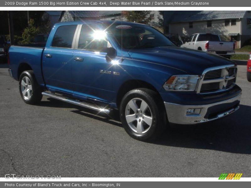 Deep Water Blue Pearl / Dark Slate/Medium Graystone 2009 Dodge Ram 1500 Big Horn Edition Crew Cab 4x4