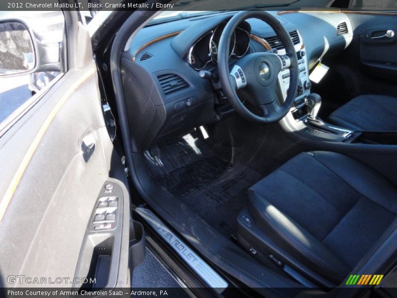 Black Granite Metallic / Ebony 2012 Chevrolet Malibu LT