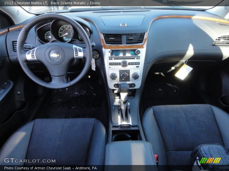 Black Granite Metallic / Ebony 2012 Chevrolet Malibu LT