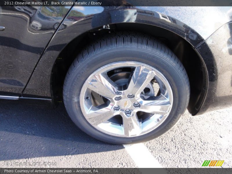 Black Granite Metallic / Ebony 2012 Chevrolet Malibu LT