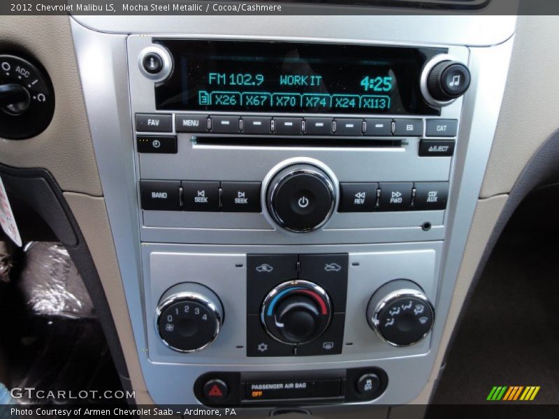 Mocha Steel Metallic / Cocoa/Cashmere 2012 Chevrolet Malibu LS
