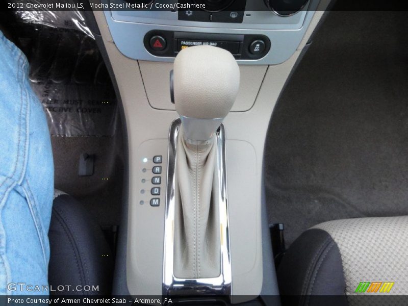 Mocha Steel Metallic / Cocoa/Cashmere 2012 Chevrolet Malibu LS