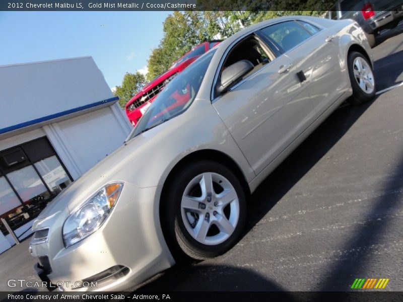 Gold Mist Metallic / Cocoa/Cashmere 2012 Chevrolet Malibu LS