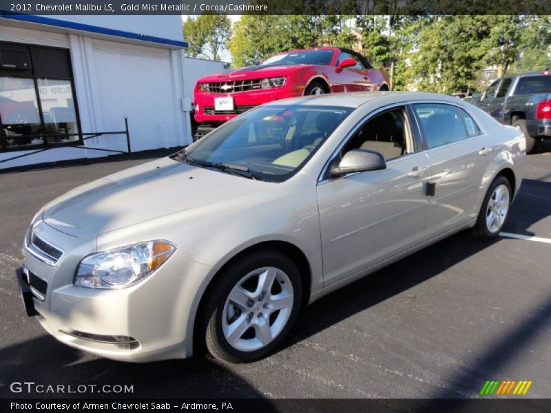 Gold Mist Metallic / Cocoa/Cashmere 2012 Chevrolet Malibu LS