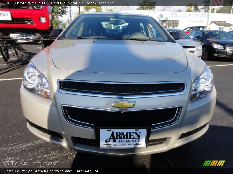 Gold Mist Metallic / Cocoa/Cashmere 2012 Chevrolet Malibu LS