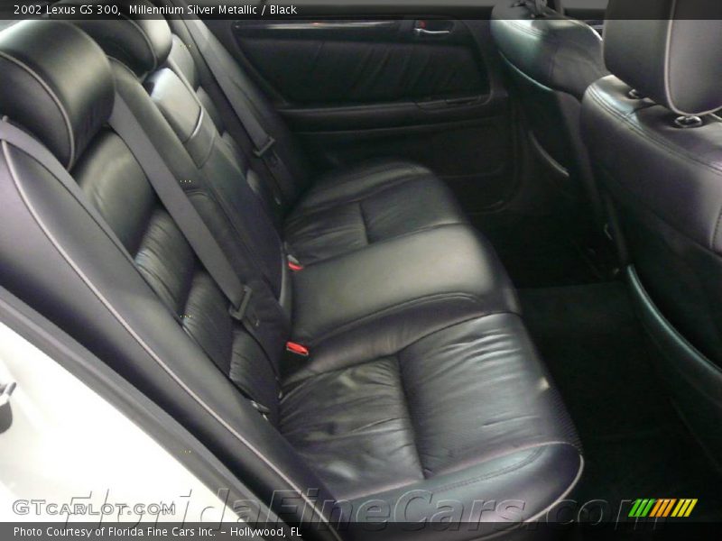 Millennium Silver Metallic / Black 2002 Lexus GS 300