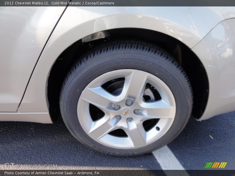 Gold Mist Metallic / Cocoa/Cashmere 2012 Chevrolet Malibu LS