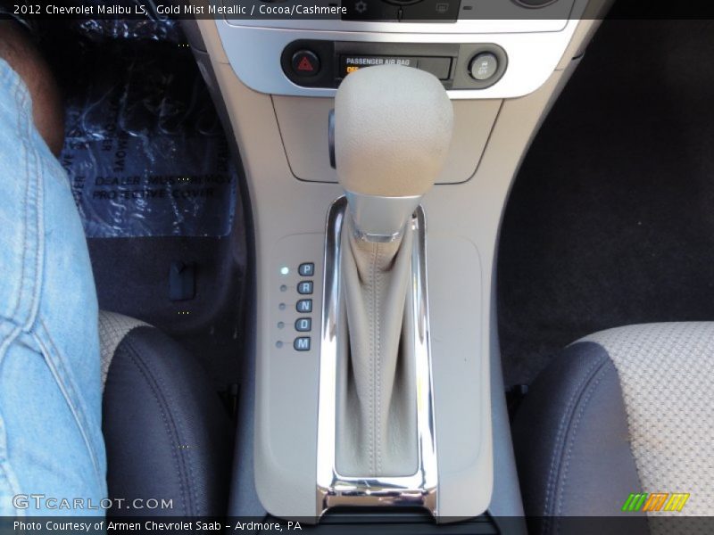 Gold Mist Metallic / Cocoa/Cashmere 2012 Chevrolet Malibu LS