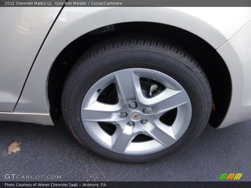 Gold Mist Metallic / Cocoa/Cashmere 2012 Chevrolet Malibu LS