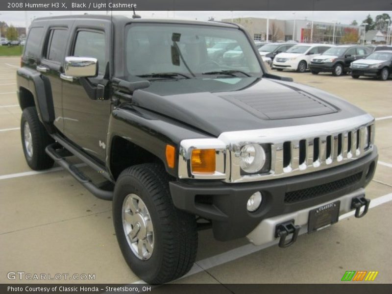 Black / Light Cashmere 2008 Hummer H3 X