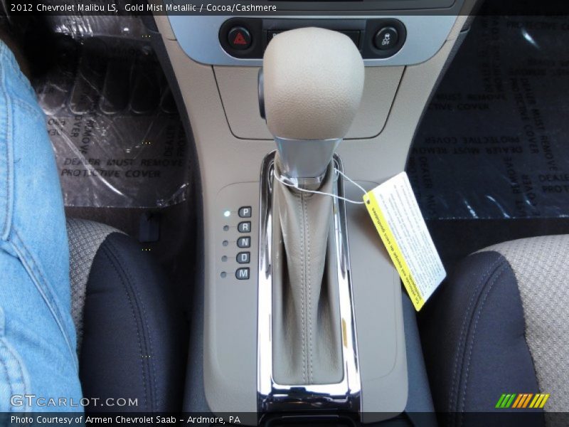 Gold Mist Metallic / Cocoa/Cashmere 2012 Chevrolet Malibu LS