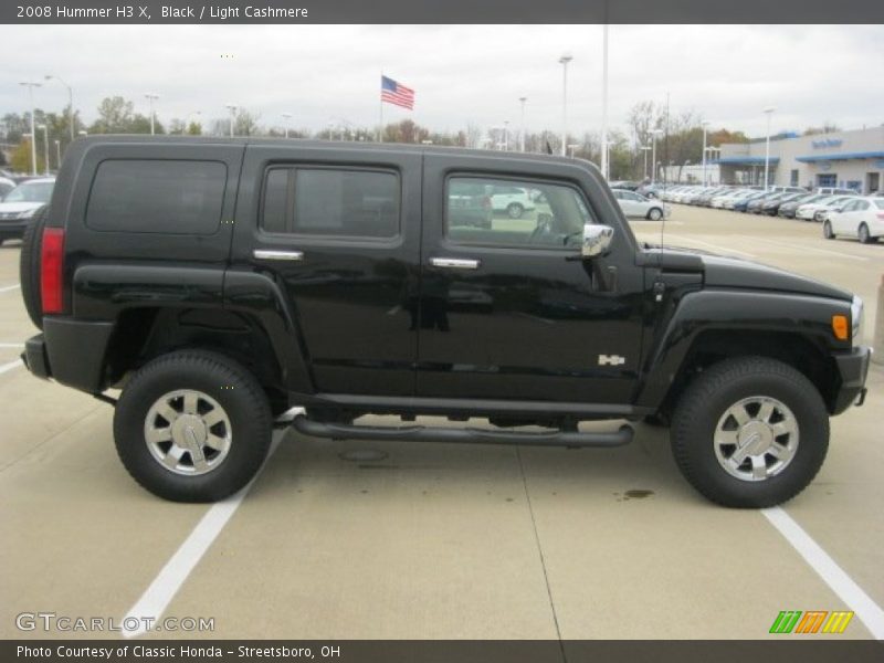 Black / Light Cashmere 2008 Hummer H3 X
