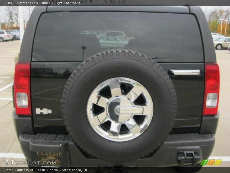 Black / Light Cashmere 2008 Hummer H3 X