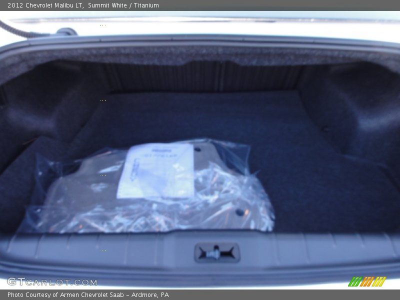 Summit White / Titanium 2012 Chevrolet Malibu LT