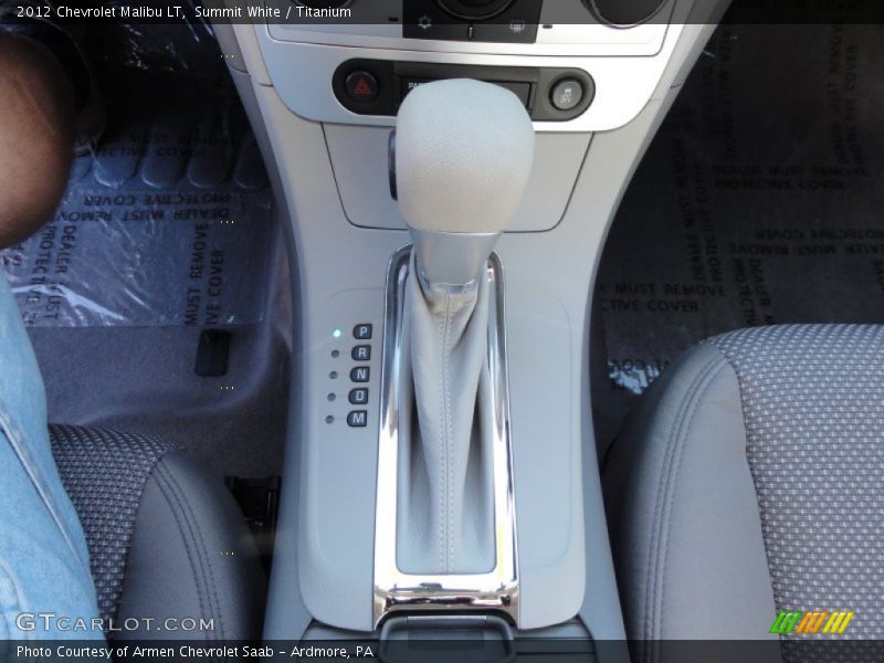 Summit White / Titanium 2012 Chevrolet Malibu LT