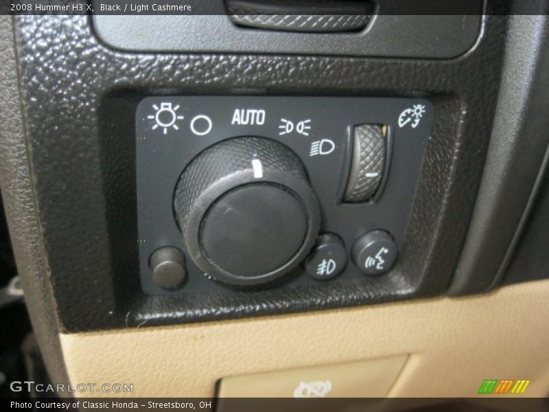 Black / Light Cashmere 2008 Hummer H3 X