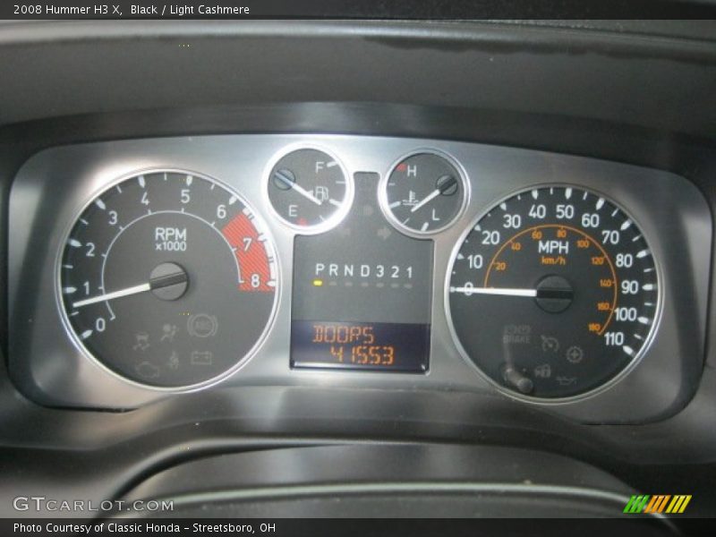 Black / Light Cashmere 2008 Hummer H3 X