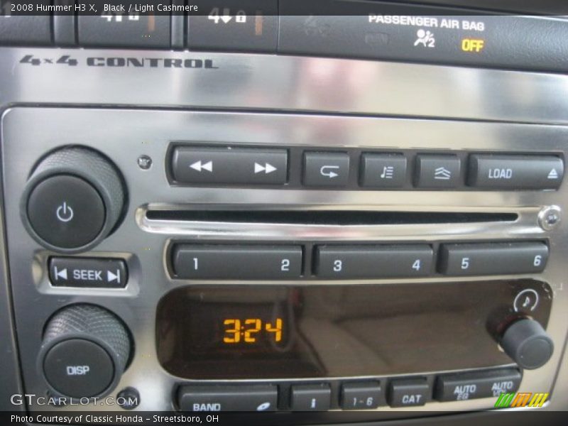 Black / Light Cashmere 2008 Hummer H3 X