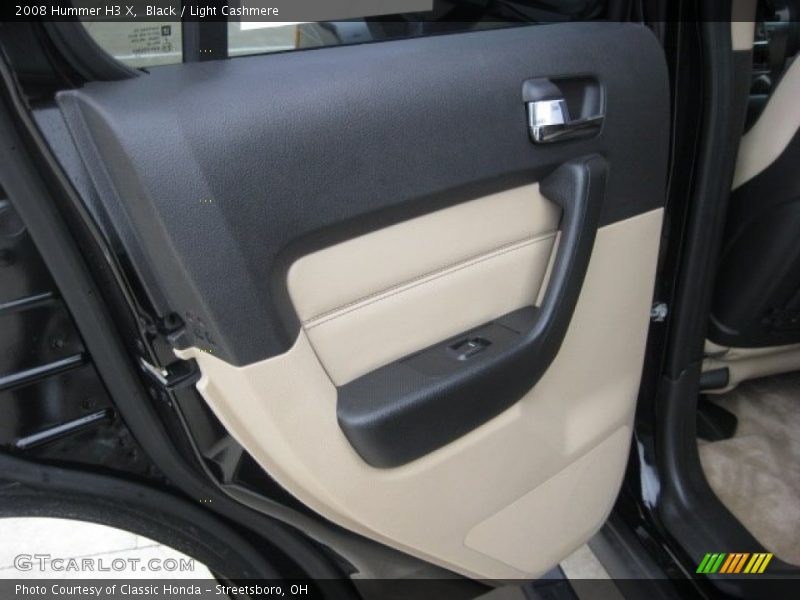 Black / Light Cashmere 2008 Hummer H3 X