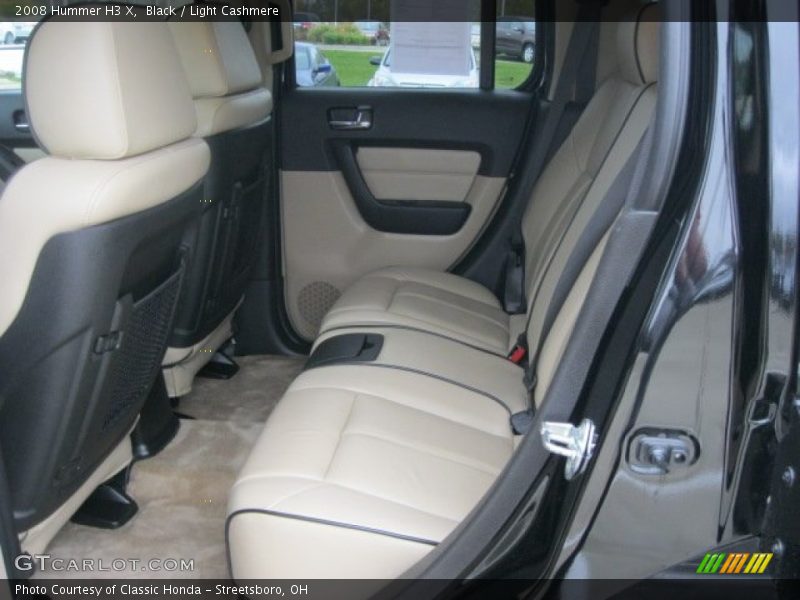 Black / Light Cashmere 2008 Hummer H3 X